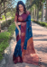 Picture of Magnificent Silk Navy Blue Saree