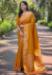 Picture of Resplendent Silk Dark Golden Rod Saree