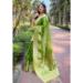 Picture of Pretty Organza Olive Saree