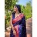 Picture of Bewitching Silk Dark Slate Blue Saree