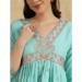 Picture of Charming Chiffon Powder Blue Readymade Salwar Kameez