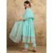 Picture of Charming Chiffon Powder Blue Readymade Salwar Kameez