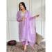 Picture of Georgette Medium Purple Readymade Salwar Kameez