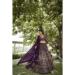 Picture of Lovely Georgette & Net Purple Lehenga Choli