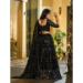 Picture of Statuesque Georgette & Net Black Lehenga Choli