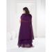 Picture of Resplendent Georgette & Net Purple Lehenga Choli