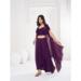 Picture of Resplendent Georgette & Net Purple Lehenga Choli