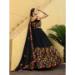 Picture of Magnificent Georgette & Net Black Lehenga Choli