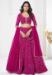 Picture of Lovely Georgette & Net Deep Pink Lehenga Choli