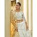 Picture of Marvelous Georgette & Net Off White Lehenga Choli