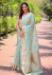 Picture of Grand Organza Light Steel Blue Saree