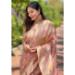 Picture of Delightful Organza Rosy Brown Saree