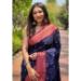 Picture of Charming Silk Midnight Blue Saree