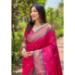 Picture of Magnificent Silk Medium Violet Red Saree