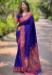 Picture of Alluring Silk Midnight Blue Saree