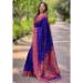 Picture of Alluring Silk Midnight Blue Saree