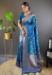 Picture of Fascinating Silk Teal Saree