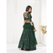 Picture of Sublime Georgette Dark Green Lehenga Choli