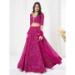 Picture of Grand Georgette Thistle Lehenga Choli