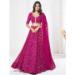 Picture of Grand Georgette Thistle Lehenga Choli