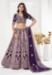 Picture of Sightly Georgette Dark Slate Blue Lehenga Choli