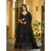 Picture of Comely Georgette & Net Black Lehenga Choli