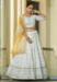 Picture of Resplendent Georgette & Net White Lehenga Choli