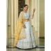 Picture of Resplendent Georgette & Net White Lehenga Choli