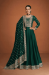 Picture of Nice Silk Sea Green Anarkali Salwar Kameez