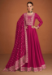 Picture of Taking Silk Pink Anarkali Salwar Kameez