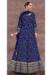 Picture of Superb Georgette Navy Blue Anarkali Salwar Kameez