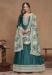 Picture of Graceful Silk Teal Party Wear Gown