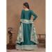 Picture of Graceful Silk Teal Party Wear Gown