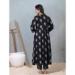 Picture of Rayon & Cotton Black Readymade Salwar Kameez