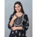 Picture of Rayon & Cotton Black Readymade Salwar Kameez