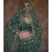 Picture of Lovely Chiffon & Silk Sea Green Lehenga Choli