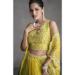 Picture of Georgette & Silk & Organza Golden Rod Lehenga Choli