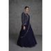 Picture of Georgette & Silk & Organza Navy Blue Lehenga Choli