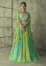 Picture of Georgette & Silk Dark Sea Green Lehenga Choli