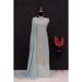 Picture of Georgette Dark Sea Green Straight Cut Salwar Kameez