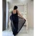 Picture of Grand Georgette Black Saree