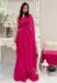 Picture of Delightful Georgette Pink Saree