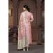 Picture of Organza Burly Wood Straight Cut Salwar Kameez