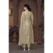 Picture of Sublime Organza Beige Straight Cut Salwar Kameez