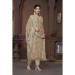 Picture of Sublime Organza Beige Straight Cut Salwar Kameez