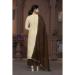 Picture of Classy Rayon Tan Straight Cut Salwar Kameez