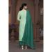 Picture of Rayon Dark Sea Green Straight Cut Salwar Kameez