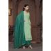 Picture of Rayon Dark Sea Green Straight Cut Salwar Kameez