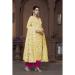 Picture of Classy Rayon Burly Wood Straight Cut Salwar Kameez