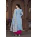 Picture of Taking Rayon Cadet Blue Straight Cut Salwar Kameez